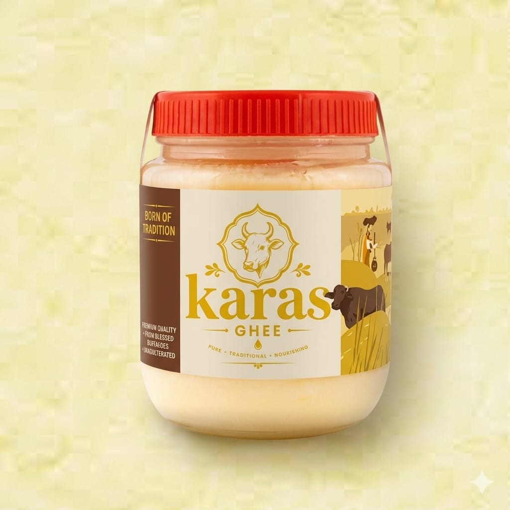 Karas Traditional Buffalo Ghee (Red Cap)